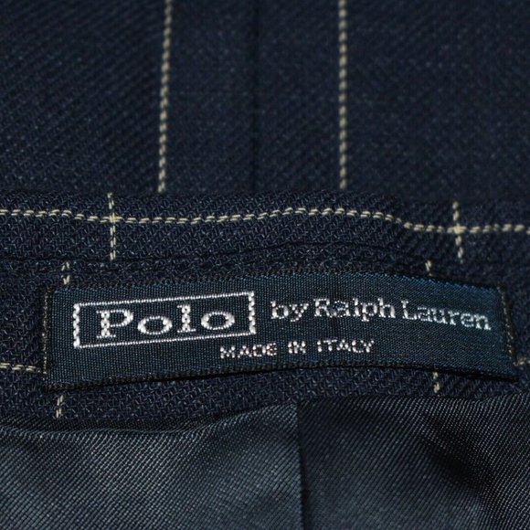 42L Polo Ralph Lauren Corneliani SILK Navy BLAZER - Picture 6 of 7